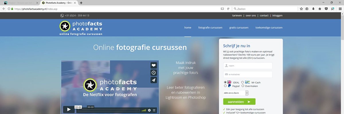 PARTNER-Photofactsacademy-screenshot-homepage