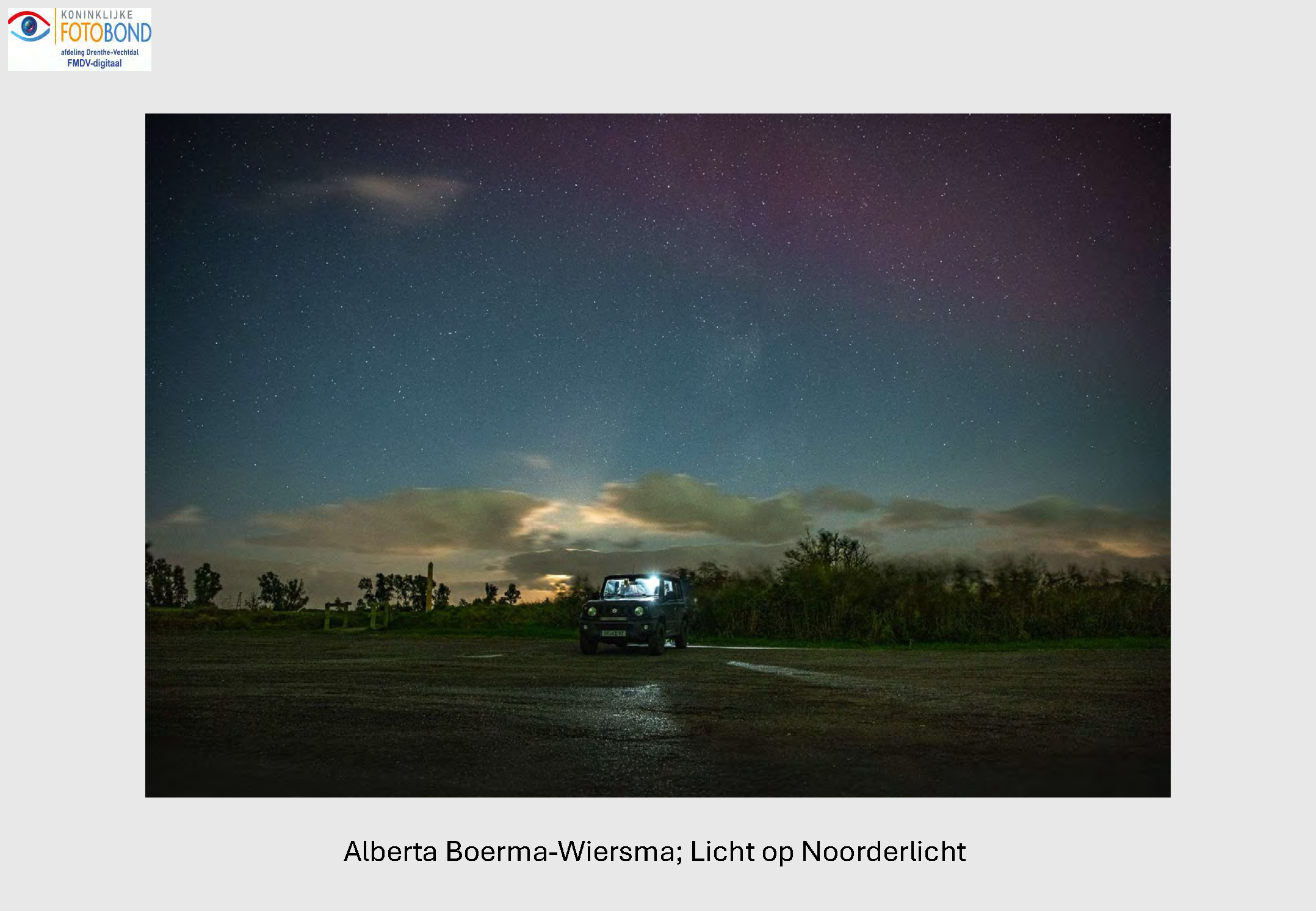 Licht op Noorderlicht © Alberta Boerma-Wiersma